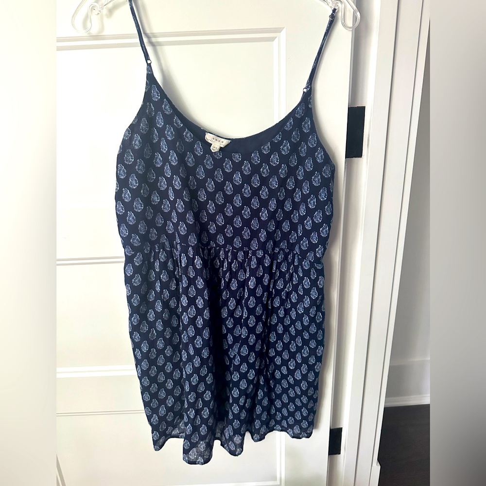 Cotton mini dress/cover up